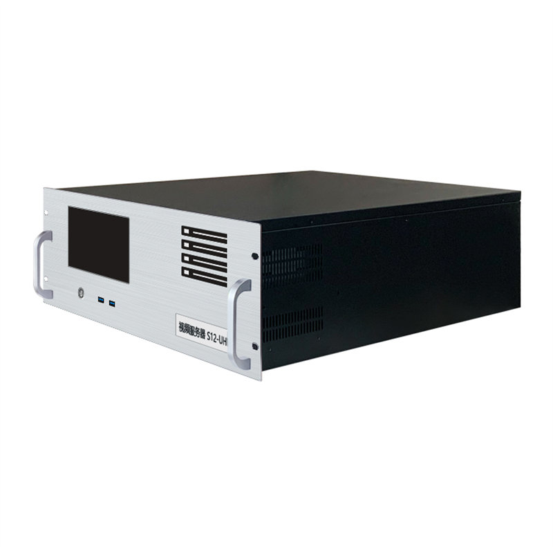 深工S12-UHD LED视频服务器/拼接播控一体机  侧面